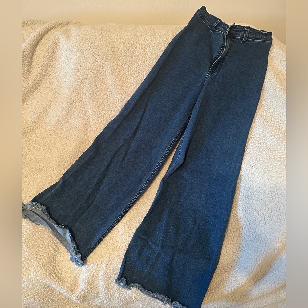 Billabong Dark Navy Wide-Leg Flare Jeans